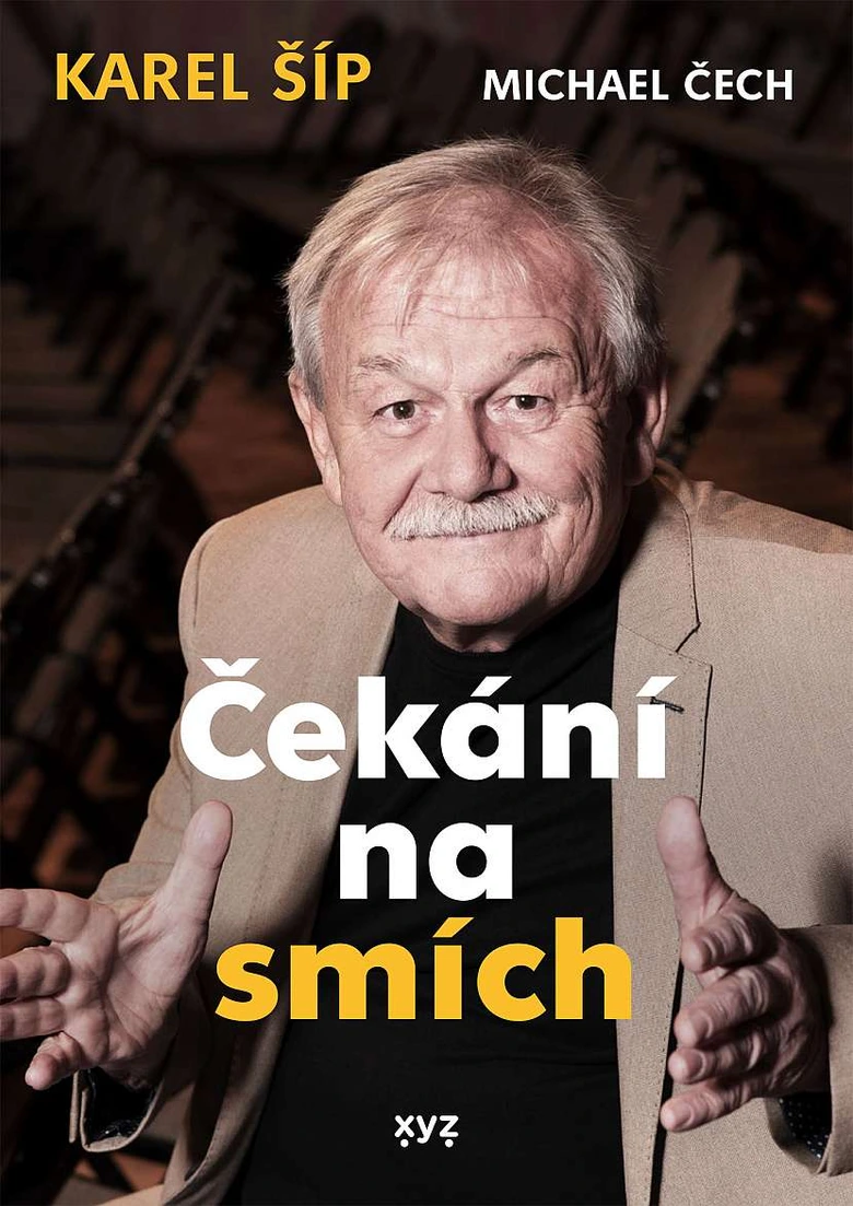 Portrét herce Karla Šípa na obálce jeho knihy.