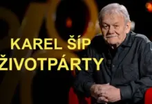 Karel šíp sitting in chair